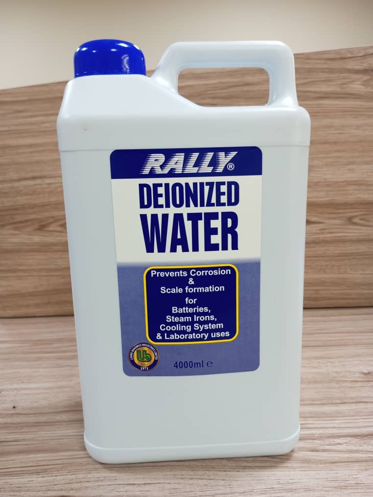 Rally Distill Water 4 Litres For Tubular